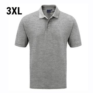 Pánské polo triko - kovově šedá - velikost: 3XL