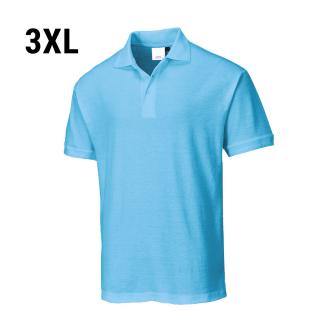 Pánské tričko POLO - Nebesky modrá - Velikost: 3XL