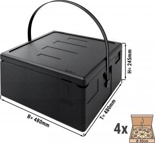 termobox | Pizza box - na 4 pizzy Ø 40 cm