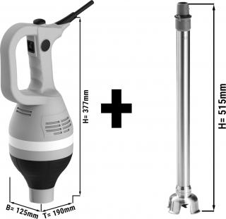 Tyčový mixér - 430 wattů - až 100 litrů - včetně tyče- 450 mm