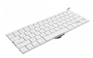 Klávesnice A1342 pro Apple MacBook 13  (Late 2009 to Mid 2010), americké US verze White