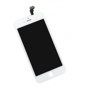 LCD displej + dotykové sklo - Apple iPhone 6 White (2Mac Premium: In-Cell)