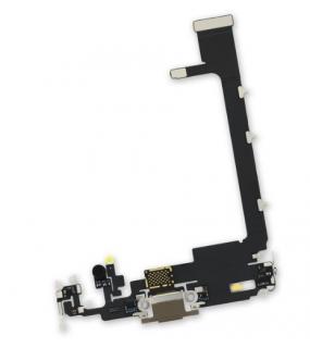Napájecí datový konektor Apple iPhone 11 Pro Max - Zlatý (Originál)