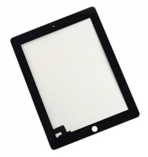 Přední dotykové sklo (touch screen) pro Apple iPad 2 Black - High Copy
