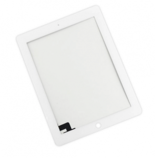 Přední dotykové sklo (touch screen) pro Apple iPad 2 White - High Copy