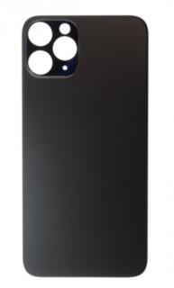 Zadní sklo Apple iPhone 11 Pro - Black (Big Camera Hole)
