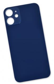 Zadní sklo Apple iPhone 12 mini - Blue (Big Camera Hole)