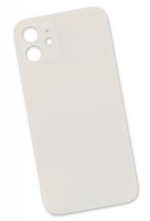 Zadní sklo Apple iPhone 12 mini - White (Big Camera Hole)