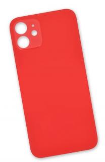 Zadní sklo Apple iPhone 12 - Red (Big Camera Hole)