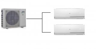 Klimatizace Aux Freedom 1+2 ( 2,6kW + 3,5kW) Multi-split R32 včetně montáže