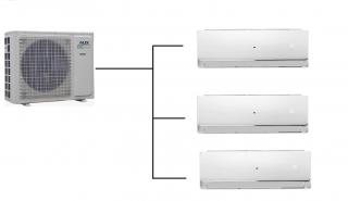 Klimatizace Aux Freedom 1+3 ( 2,6kW + 2,6kW + 3,5kW) Multi-split R32 včetně montáže
