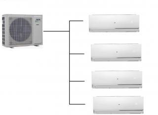 Klimatizace Aux Freedom 1+4 ( 2,6kW + 2,6kW + 2,6kW + 3,5kW) Multi-split R32 včetně montáže
