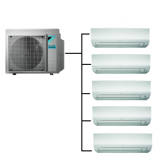 Klimatizace Daikin Perfera 1+5 (2kW + 2kW + 2KW + 2kW + 2kW) Multi-split R32 včetně montáže