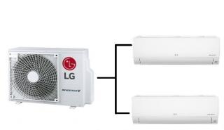 Klimatizace Multisplit LG Standard Plus 1+2 (1,5kW + 2,5kW)  R32 včetně montáže