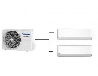 Klimatizace Panasonic Etherea white 1+2 (2,5kW + 2,5kW) Multi-split R32 včetně montáže