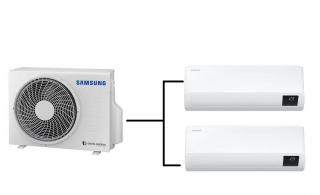 Klimatizace Samsung Cebu 1+2 (2kW + 2,5kW) R32 včetně montáže