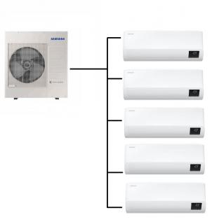 Klimatizace Samsung Cebu 1+5 (2kW + 2kW + 2kW + 2kW + 2kW) R32 včetně montáže