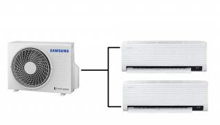 Klimatizace Samsung Wind Free Comfort 1+2 (2kW + 2,5kW) R32 včetně montáže