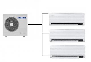 Klimatizace Samsung Wind Free Comfort 1+3 (2kW + 2,5kW + 2,5kW) R32 včetně montáže