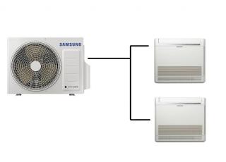 Parapetní Klimatizace Samsung Console 1+2 (2,6kW + 2,6kW) Multi-split R32 včetně montáže