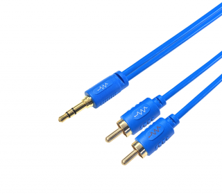 Blustream ANA2 2 x RCA / Cinch na 1x stereo jack 3,5 mm, délka 2 m