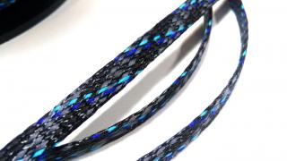 ELECAUDIO BLUE HELIX Expandable Braided Nylon Sleeve (PET) 8-16mm