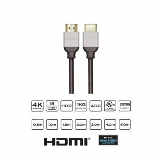 Kordz PRO3 18 Gb/s HDMI kabel Délka: 0,5m