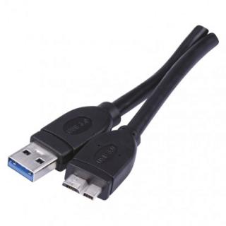 Charging and data cable USB-A 3.0 / micro USB-B 3.0, 1 m, black