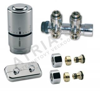 Compact set OPTIMA - corner, AL 16 x 2 mm - chrome