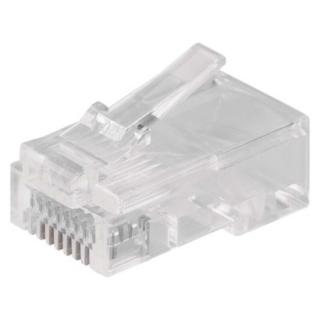 Connector for UTP cable (wire), white