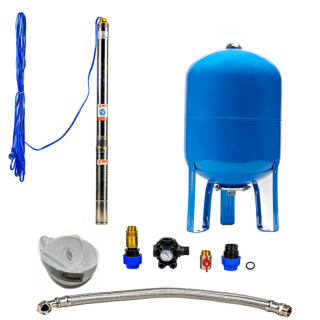 Domestic waterworks with submersible pump 3Ti-20 / 50l - RTS