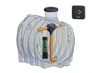 ELCU-5000l KOMPLET ESYBOX DIVER plastic container for rainwater harvesting - action  IVAR.RAIN BASIC CU-5000 KOMPLET