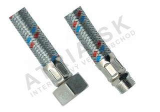 Flexi hose stainless steel braid - 1/2  FM (14x20); 100cm  IVAR.2509