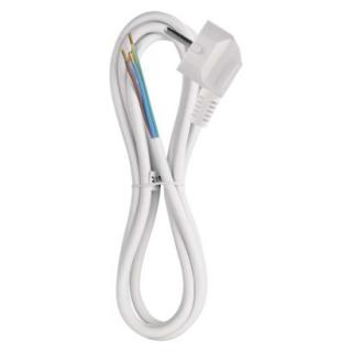 Flexo cord PVC 3× 1,0mm2, 2m, white