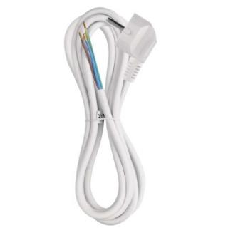 Flexo cord PVC 3× 1,0mm2, 3m, white