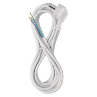 Flexo cord PVC 3× 1,0mm2, 5m, white