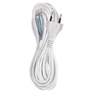 Flexo PVC cord 2×0,75mm2, 5m, white