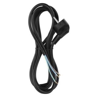 Flexo PVC cord 3×0,75mm2, 2m, black