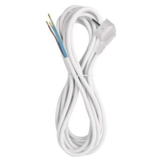 Flexo PVC cord 3×0,75mm2, 5m, white