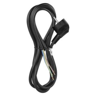 Flexo PVC cord 3×1,0mm2, 2m, black