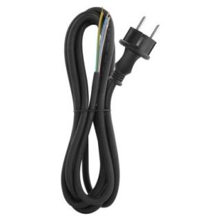 Flexo rubber cord 3×1,5mm2, 3m, black