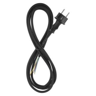 Flexo rubber cord 3×1mm2, 3m, black