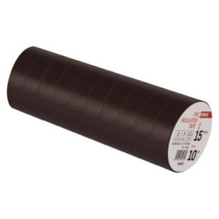 Insulating tape PVC 15mm / 10m brown