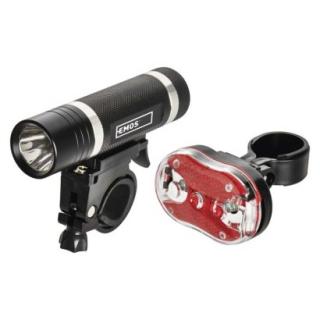 LED front + rear lights. bike light P3920 on 5× AAA, 150 lm