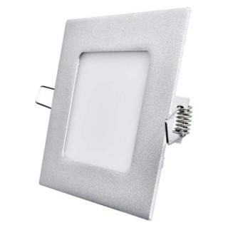 LED panel 120×120, štvorcový vstavaný strieb., 6W neutr. b.