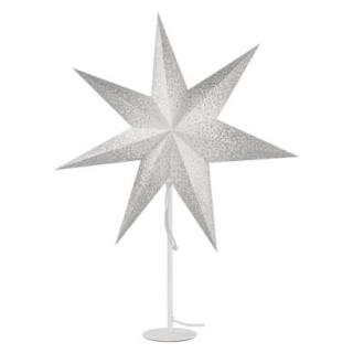LED paper star with stand, 45 cm, incl.
