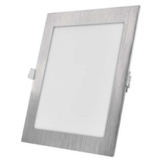 LED vstavané svietidlo NEXXO, štvorec, strieborné, 18W, CCT