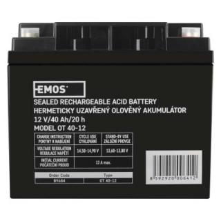 Maintenance-free 12 V/40 Ah M6 lead-acid battery