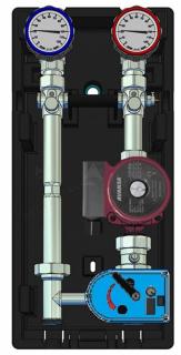 Mixed boiler circuit HPW-MFN up to 20 KW to maintain constant flow temperature with programming unit and three-speed pump