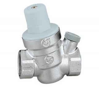 Pressure reducing valve 3/4 , PN 16bar, working range 1-6 bar, T max.+40 °C, with 1/4  F connection to pressure gauge